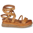 Airstep AS98 LAGOS 2.0 BUCKLE Beige Damen-Keilsandalen - Gr&ouml;&szlig;e 2