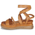 Airstep AS98 LAGOS 2.0 BUCKLE Beige Damen-Keilsandalen - Gr&ouml;&szlig;e 4