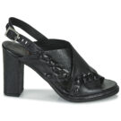 Airstep AS98 BASILE COUTURE Schwarze Sandaletten mit Absatz f&uuml;r Damen - Gr&ouml;&szlig;e 2