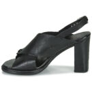 Airstep AS98 BASILE COUTURE Schwarze Sandaletten mit Absatz f&uuml;r Damen - Gr&ouml;&szlig;e 4