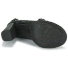 Airstep AS98 BASILE COUTURE Schwarze Sandaletten mit Absatz f&uuml;r Damen - Gr&ouml;&szlig;e 7