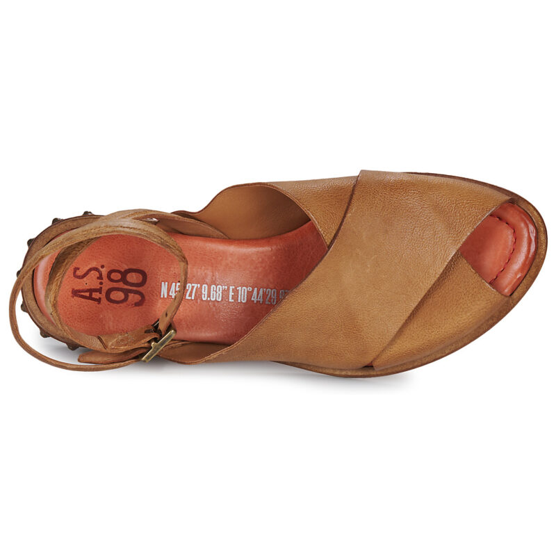 Airstep / AS98 GEA Braune Damen-Sandalen - Gr&ouml;&szlig;e 6