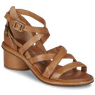 Airstep AS98 LIBRA STREP Braune Sandalen mit Absatz f&uuml;r Damen - Gr&ouml;&szlig;e 1