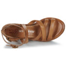 Airstep AS98 LIBRA STREP Braune Sandalen mit Absatz f&uuml;r Damen - Gr&ouml;&szlig;e 6