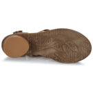 Airstep AS98 LIBRA STREP Braune Sandalen mit Absatz f&uuml;r Damen - Gr&ouml;&szlig;e 7