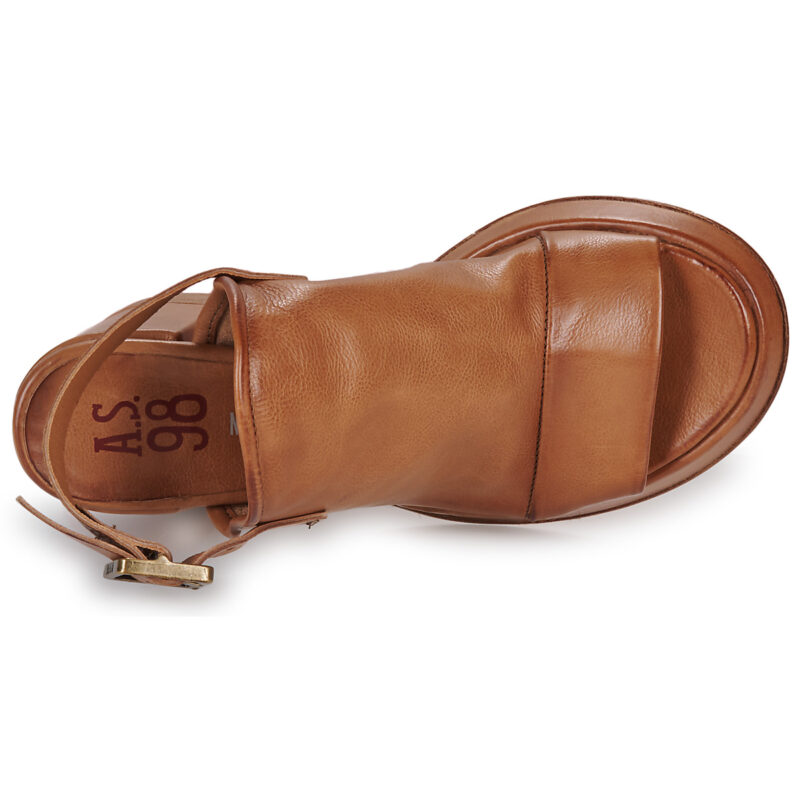 Airstep / A.S.98 MIREA STRAP Braun Keilsandalen Damen - 6