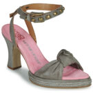 Airstep / AS98 VIANNA Graue Sandaletten mit Absatz f&uuml;r Damen - Gr&ouml;&szlig;e 1