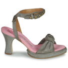 Airstep / AS98 VIANNA Graue Sandaletten mit Absatz f&uuml;r Damen - Gr&ouml;&szlig;e 2