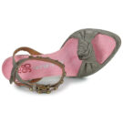 Airstep / AS98 VIANNA Graue Sandaletten mit Absatz f&uuml;r Damen - Gr&ouml;&szlig;e 6