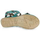 Airstep AS98 LAGOS 2.0 Blaue Damen-Keilsandalen - Gr&ouml;&szlig;e 7