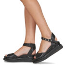 Airstep / A.S.98 LAGOS 2.0 BRIDE Schwarz Keilabsatz Sandalen Damen - 8