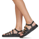 Mjus TUFFO Black Low Sandals Women - 8