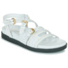 Mjus TUFFO White Flat Sandals Women