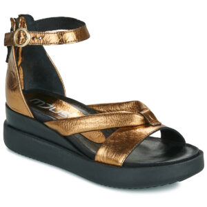 Mjus TIPA Oro Sandali con zeppa Donna