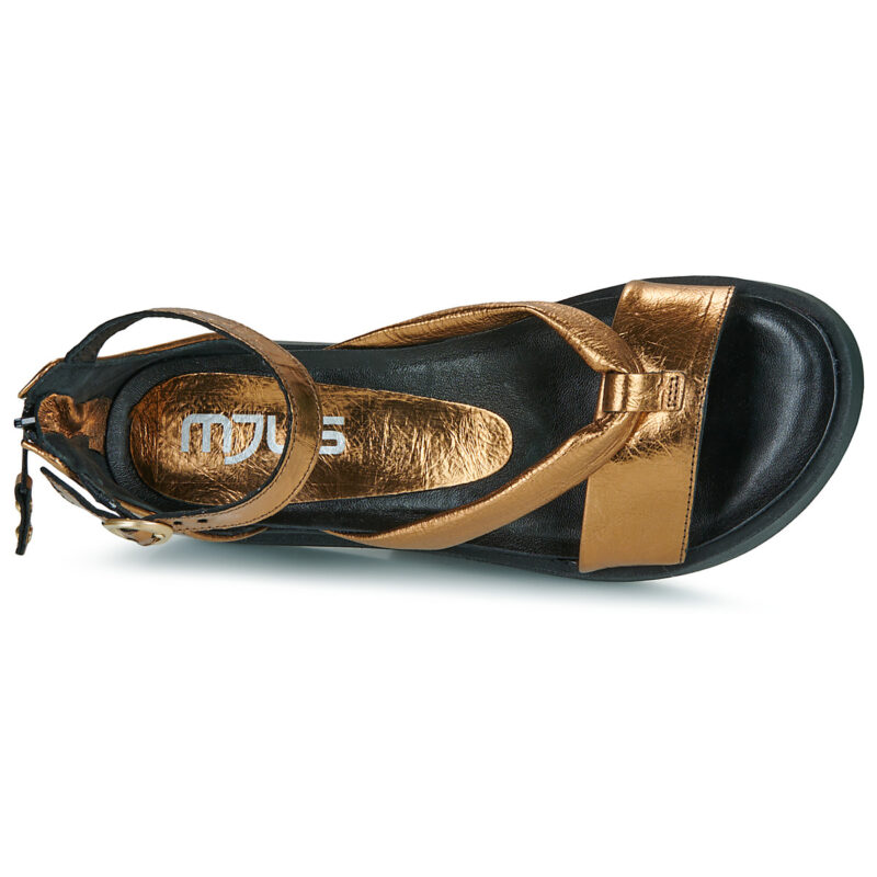Mjus TIPA Goldene Keilsandalen f&uuml;r Damen &ndash; Gr&ouml;&szlig;e 6