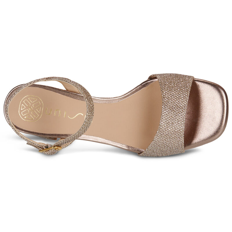 Unisa MORATY Oro Sandali con tacco Donna - 6