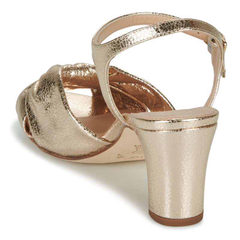 Unisa MALVINA Oro Sandali con tacco Donna - 5