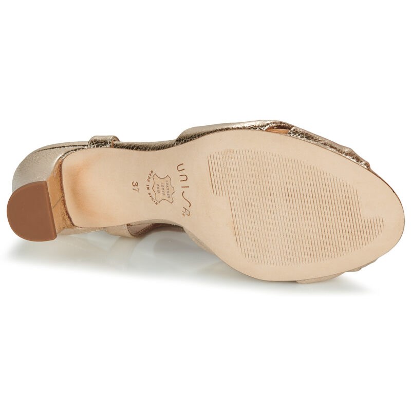 Unisa MALVINA Oro Sandali con tacco Donna - 7