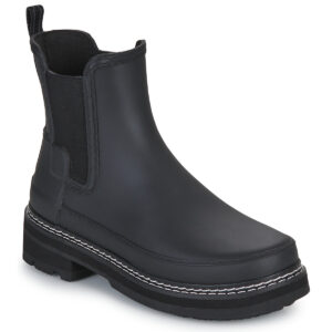 Hunter  Refined Stitch Detail Chelsea Boots  Nero -  Stivaletti Donna