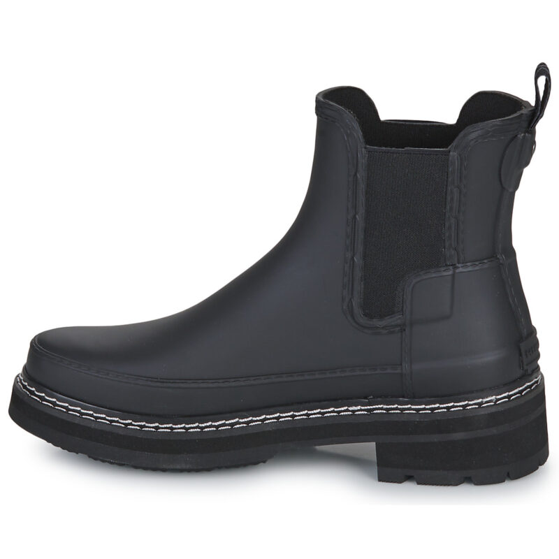 Hunter  Refined Stitch Detail Chelsea Boots  Nero Stivaletti Donna - 4