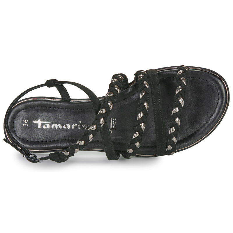 Tamaris LILOTTE Black Flat Sandals Women - 6