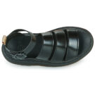 Dr. Martens VEGAN CLARISSA BLACK OXFORD Black Wedge Sandals Women - 6