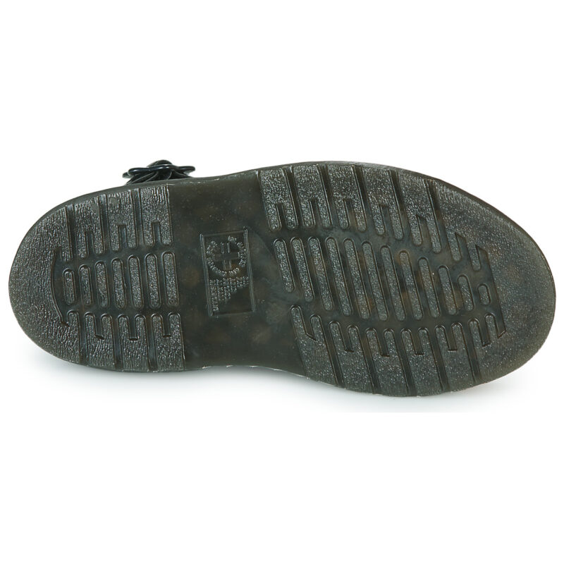 Dr. Martens VEGAN CLARISSA BLACK OXFORD Black Wedge Sandals Women - 7