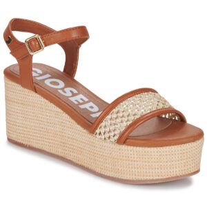 Gioseppo  ASQUINS  Beige -  Sandali con zeppa  Donna