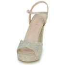 Menbur 23643 Gold Women's Heeled Sandals - 3