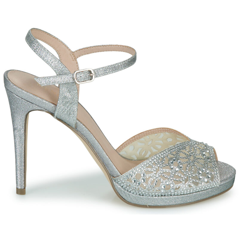 Menbur CANIS MINOR Silver Heeled Sandals Women - 2