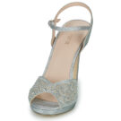 Menbur CANIS MINOR Silver Heeled Sandals Women - 3