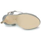 Menbur CANIS MINOR Silver Heeled Sandals Women - 7