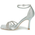 Menbur LEPUS Silver Heeled Sandals Women - 4