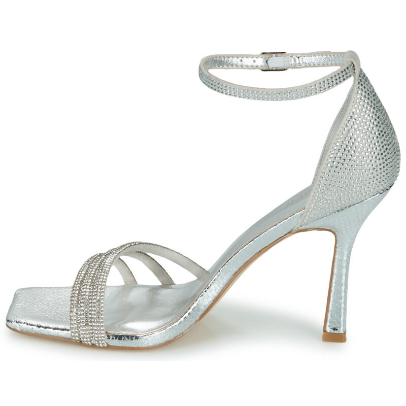 Menbur LEPUS Silver Heeled Sandals Women - 4