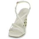 Menbur 23757 White Heeled Sandals Women - 3