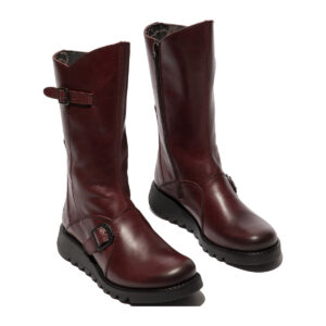 Fly London  MES 2  Bordeaux -  Stivali con tacco  Donna