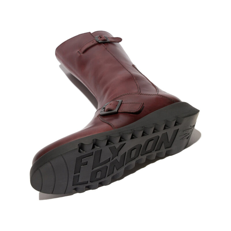Fly London MES 2 Bordeaux Damen-Stiefeletten mit Absatz - 4