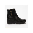 Fly London Botines negros para mujer BROM - 2