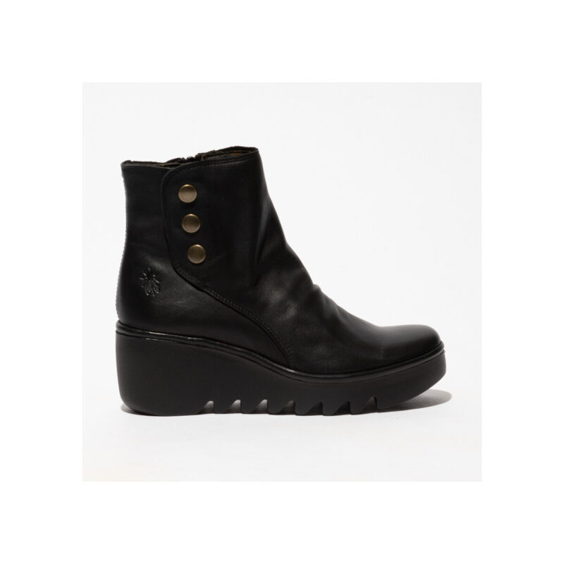 Fly London Botines negros para mujer BROM - 2