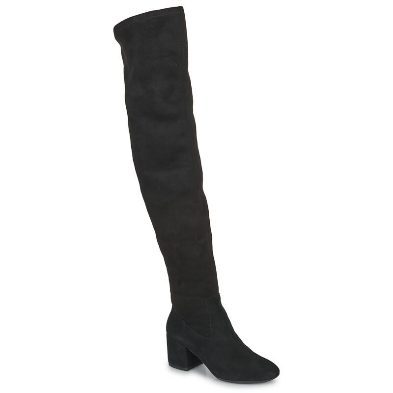 Geox Botas altas negras hasta el muslo D ELEANA para mujer - 1