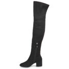 Geox Botas altas negras hasta el muslo D ELEANA para mujer - 4