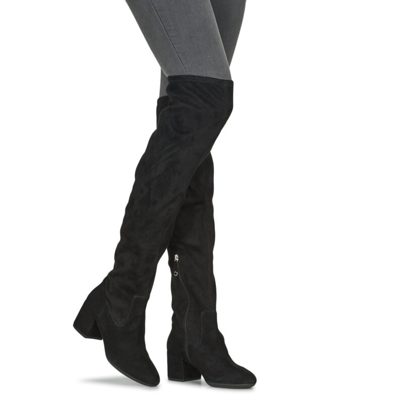 Geox Botas altas negras hasta el muslo D ELEANA para mujer - 8