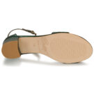 Betty London Sandalias de tac&oacute;n verde INNAMATA para mujer - 7