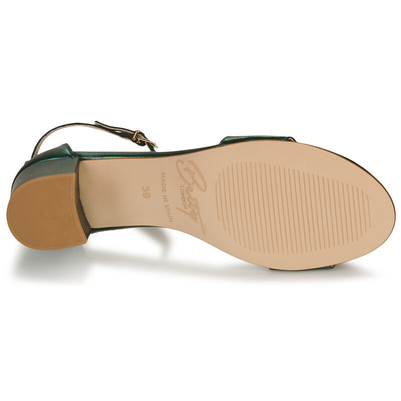 Betty London Sandalias de tac&oacute;n verde INNAMATA para mujer - 7
