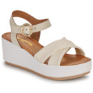 JB Martin AMBRE Bianco Sandali con zeppa Donna - 1