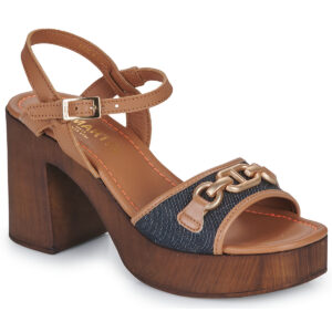 JB Martin  APPIA  Blu -  Sandali con zeppa  Donna