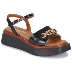 JB Martin DARIA Nero Sandali con zeppa Donna