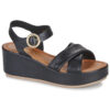 JB Martin NOVEMBER Black Women's wedge sandals