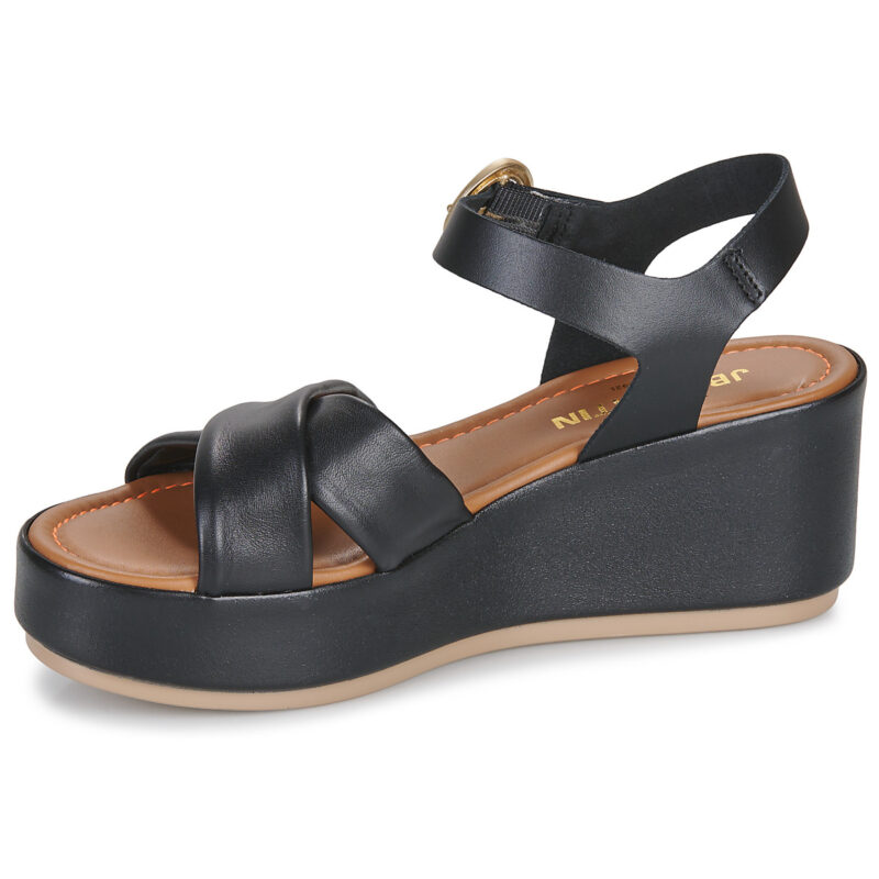 JB Martin AMBRE Nero Sandali con zeppa Donna - 4