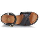JB Martin AMBRE Nero Sandali con zeppa Donna - 6
